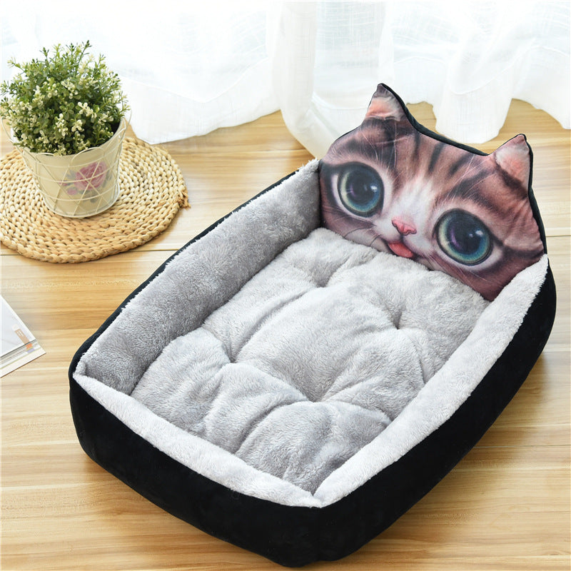 Transform Your Pet's Comfort with the Large Pet Cat Dog Bed